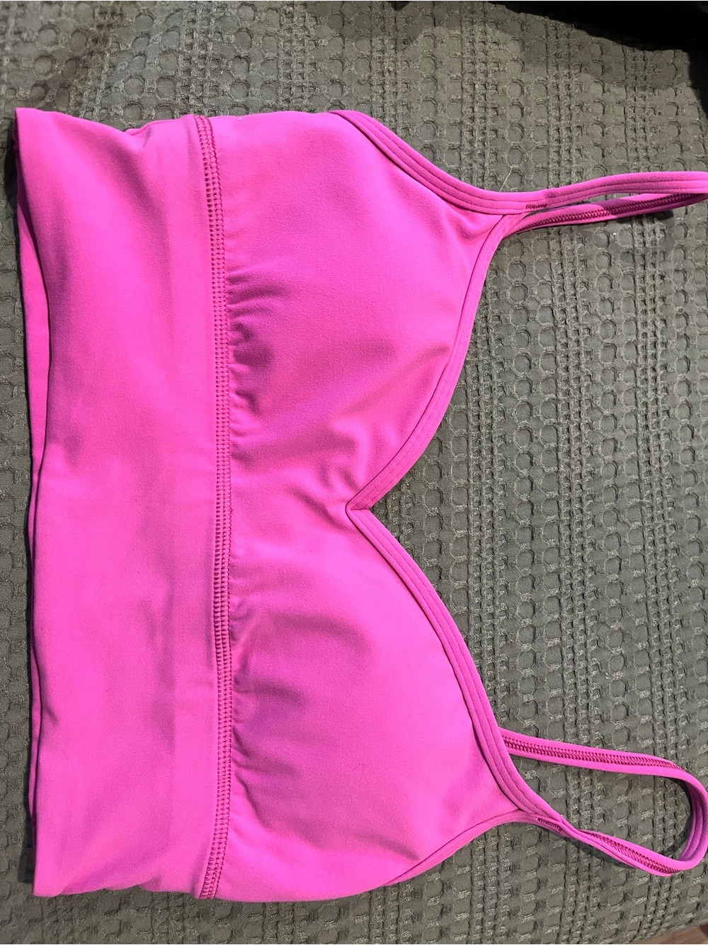 lululemon athletica Bright Pink Strappy Sports Bra